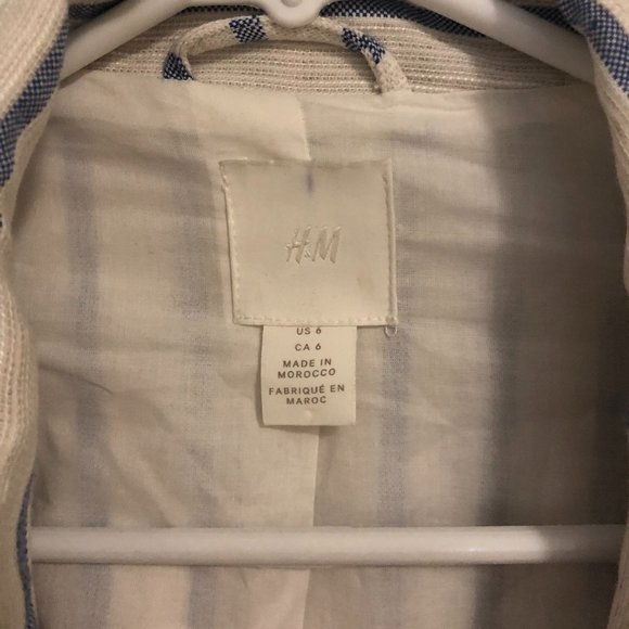 Linen Blazer Straight Cut H&M - Picture 4 of 6